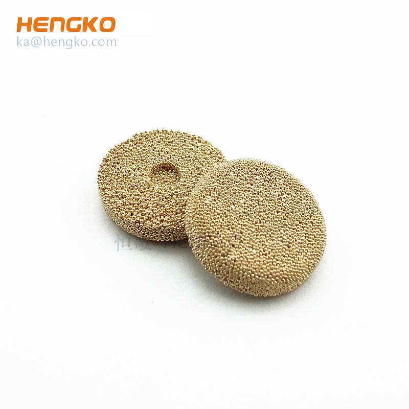 powder sintered brass oil filter disc