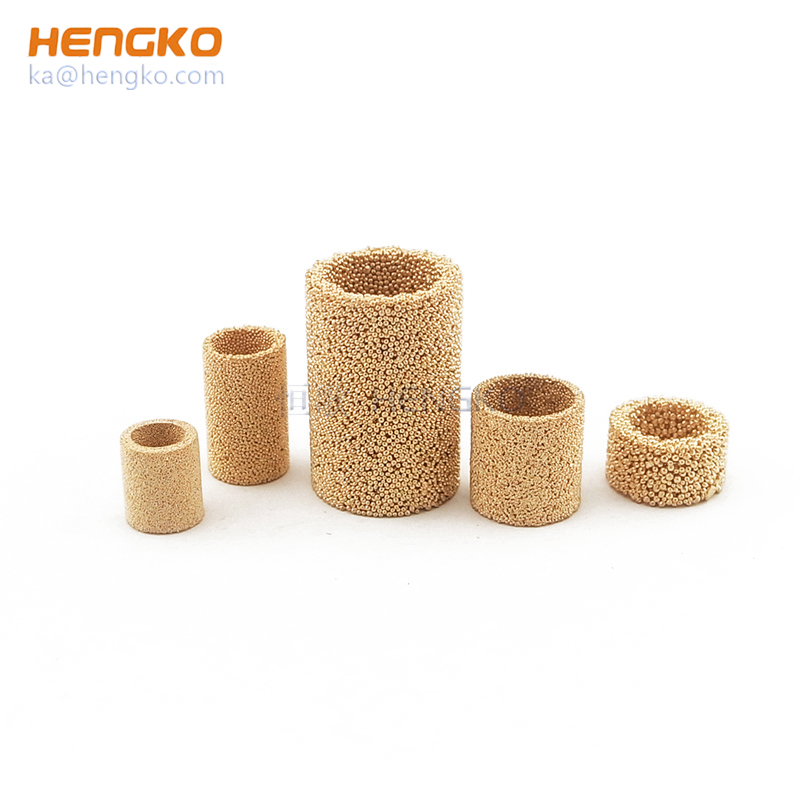 Micron sintered bronze air filter tube