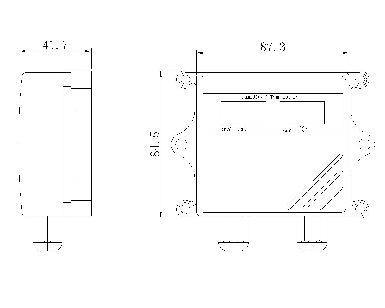 RHT-802X temperature  and humidity model