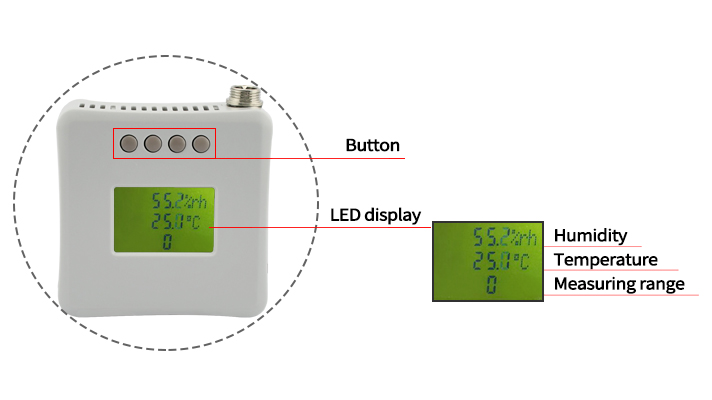 RHT30 IP67 txheeb ze humidity thiab kub transmitter RHT-HT-802P (1)