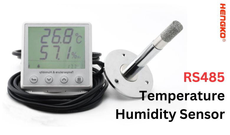 Sensor de temperatura e humidade RS485 para aplicación industrial