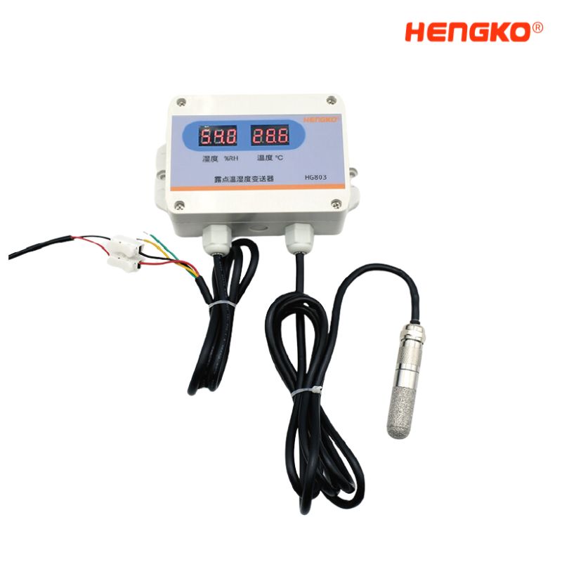 Transmetteur de température et d'humidité RS485 série divisée HT803 avec affichage