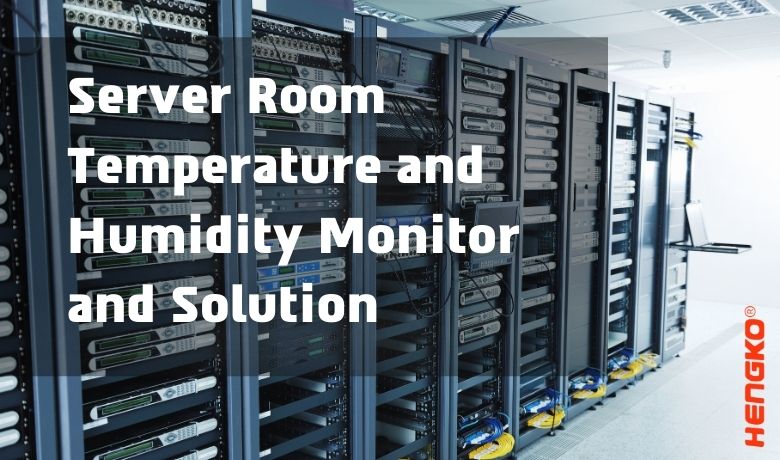 Övervakare och lösning för serverrumstemperatur och luftfuktighet