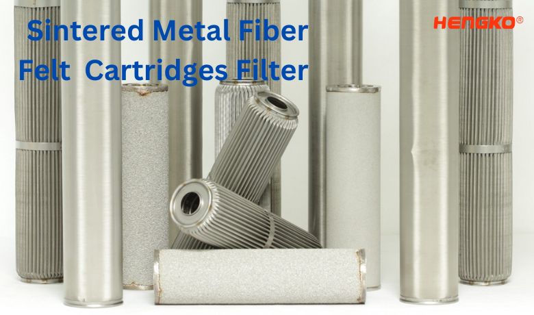 Sintered Metal Fiber Felt Filter Cartridges OEM