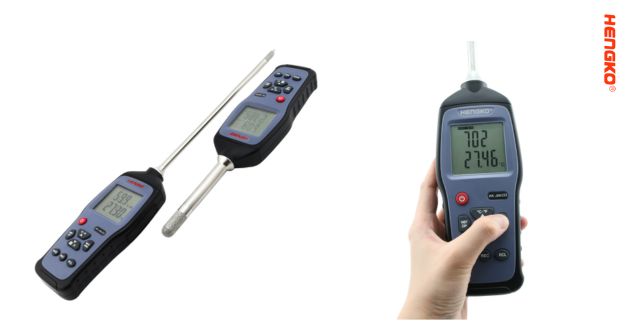 Gesintertes Sensorgehäuse für tragbares Temperatur- und Feuchtigkeitsmessgerät