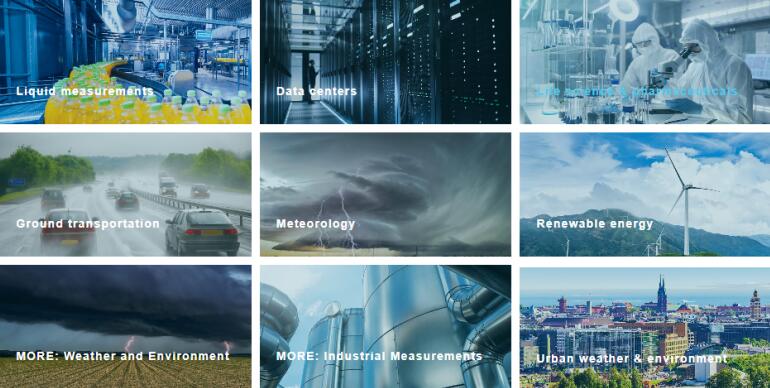 Temperature and Humidity Meter Application form many industry
