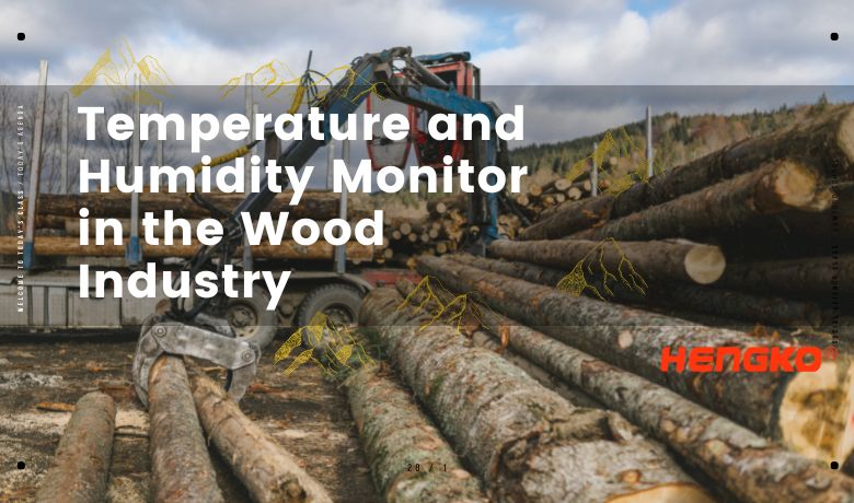 Merilnik temperature in vlažnosti v lesni industriji