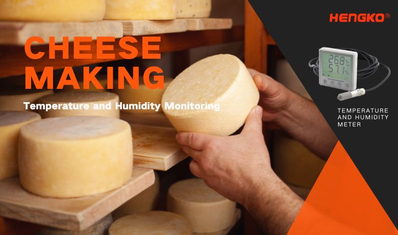 Мониторинг на температурата и влажността за производство на сирене