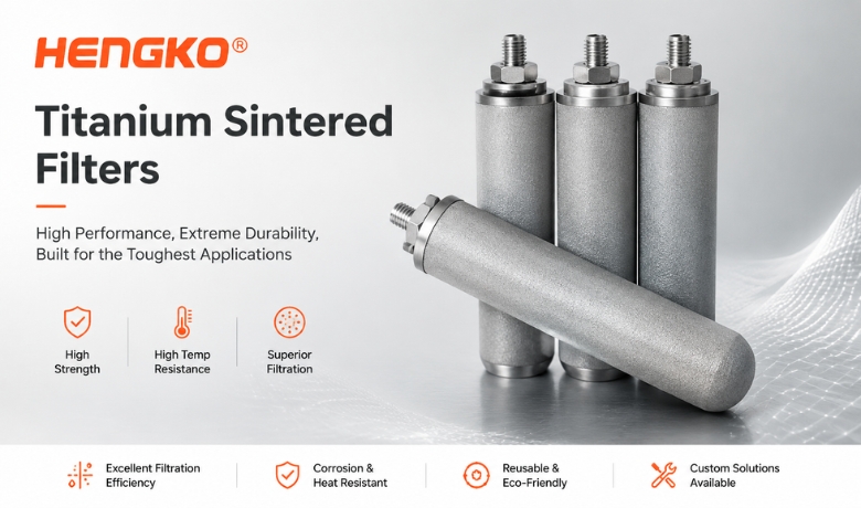 Titanium Sintered Filters Manufacturer by HENGKO China