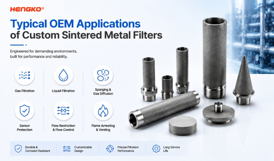 Typical OEM Applications of Custom Sintered Metal Filters