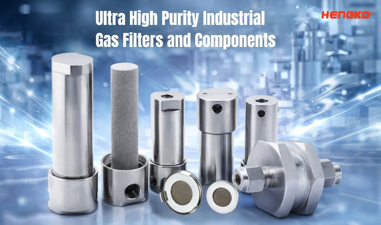 Ultra High Purity Industrial Gas Filters and Components by HENGKO