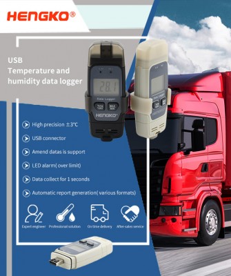 registrador de datos de temperatura de humedad hengko