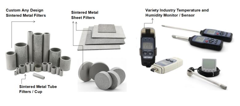 hengko leveret soarten oanpaste tsjinst foar sintere metalen filters en fochtigensstjoerder