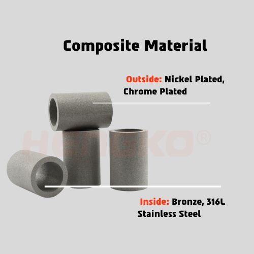 oem sintered metal cup with Composite Material