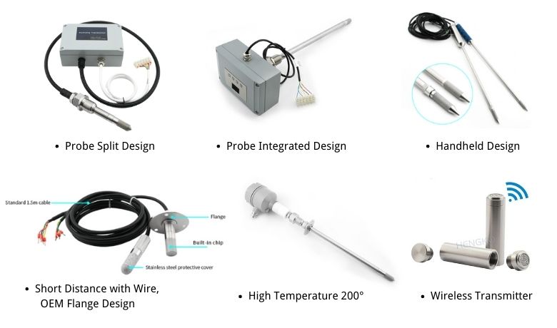 oem variety design temperature and humidity transmitter from hengko factory