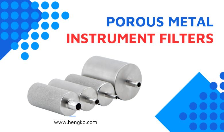 filtros de instrumentos de metal poroso