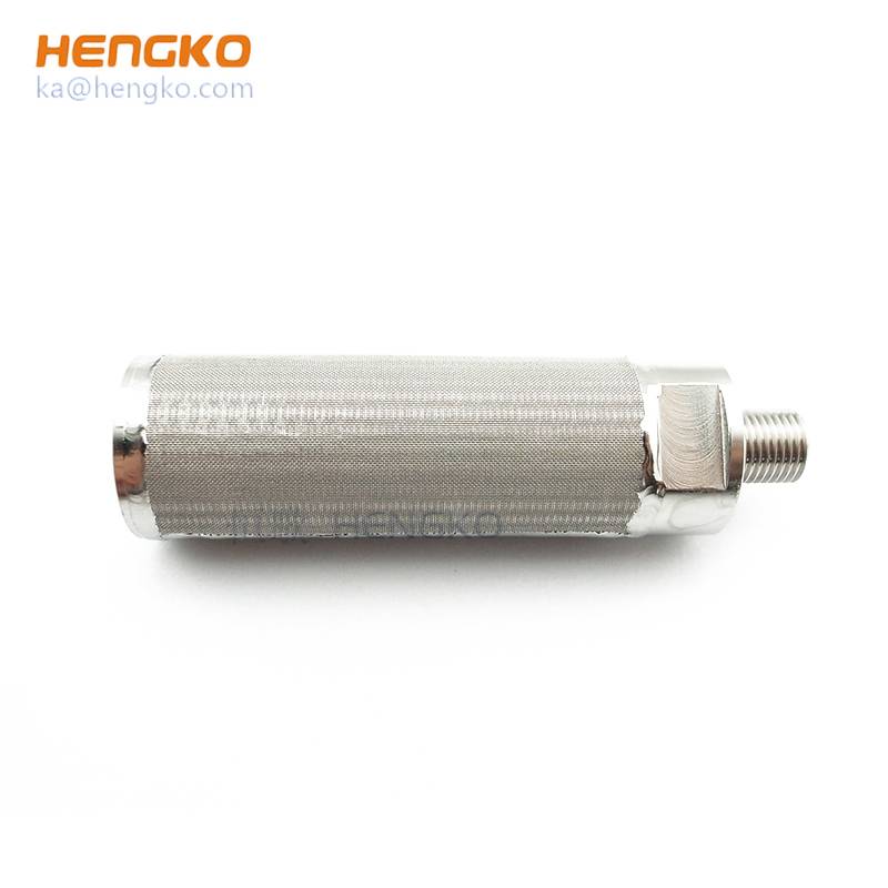 sintered porous stainless steel wire mesh filter
