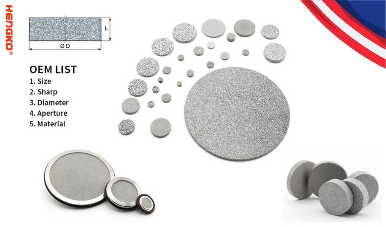 iyini i-sintered metal filter disc futhi siyini isicelo